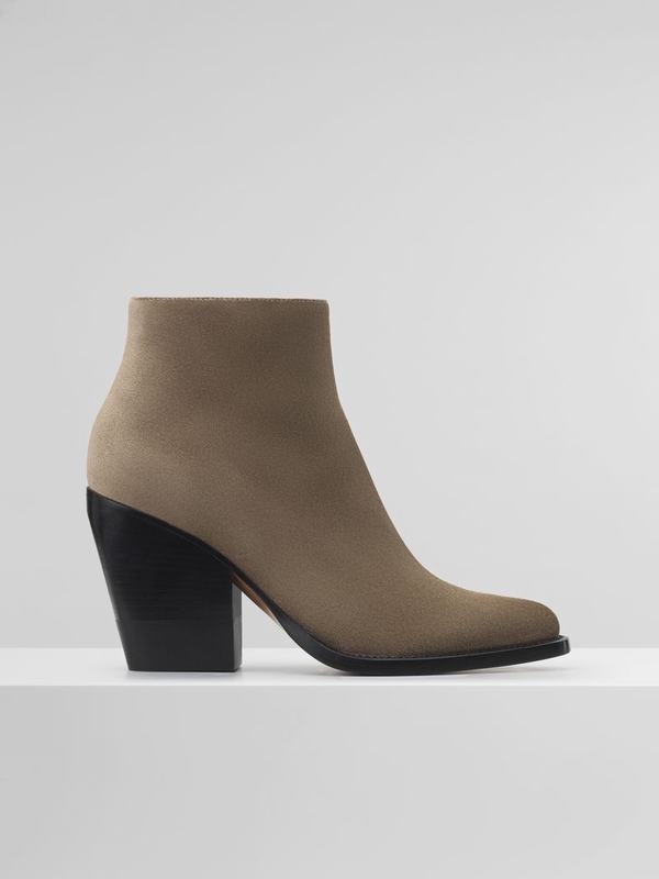 Chloé Botas Mujer Rylee Gris Calfskin RMGK72698